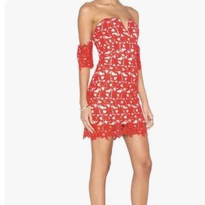 J.O.A. REVOLVE off the shoulder dress size L